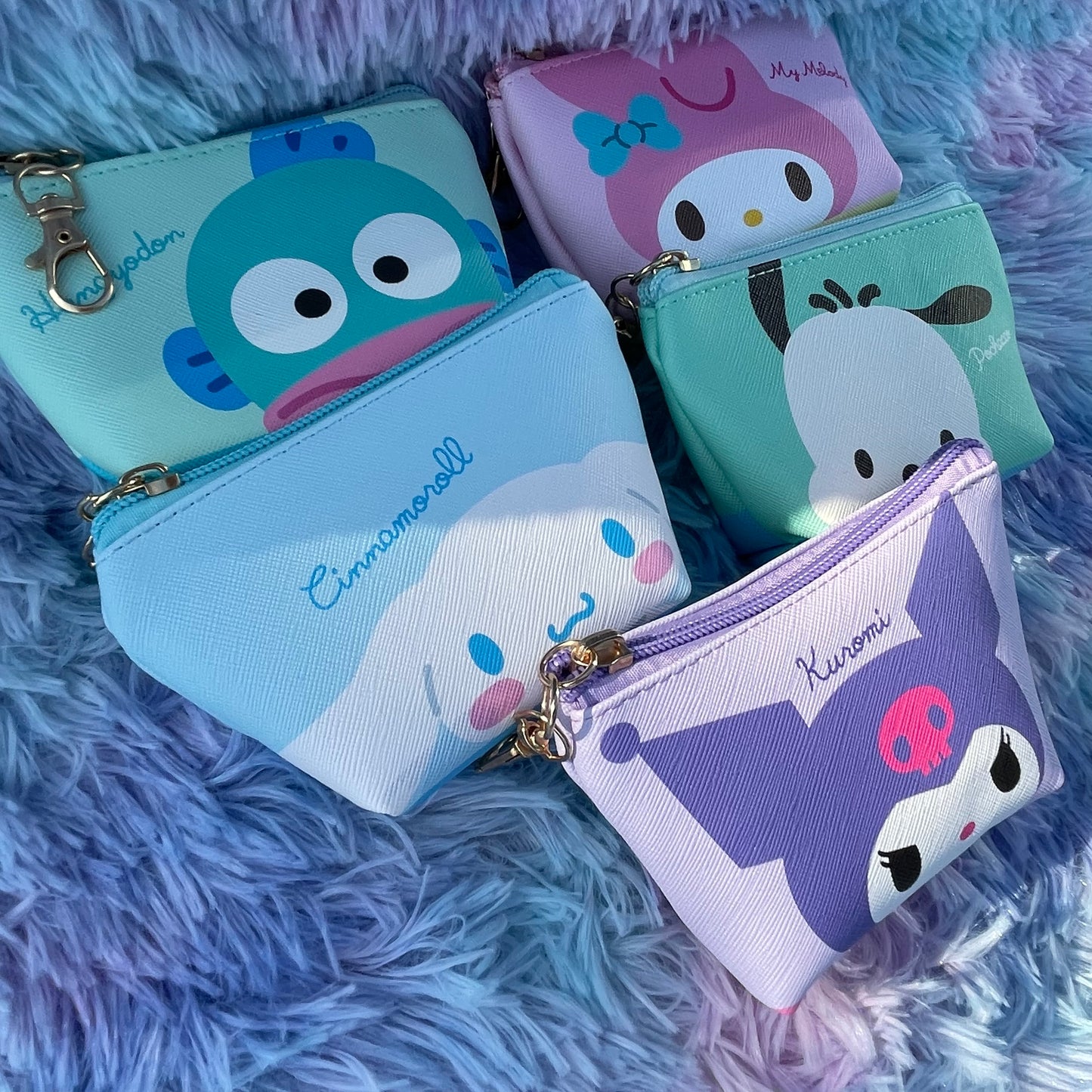 Cute cartoon series change bag, 5-in-1 set